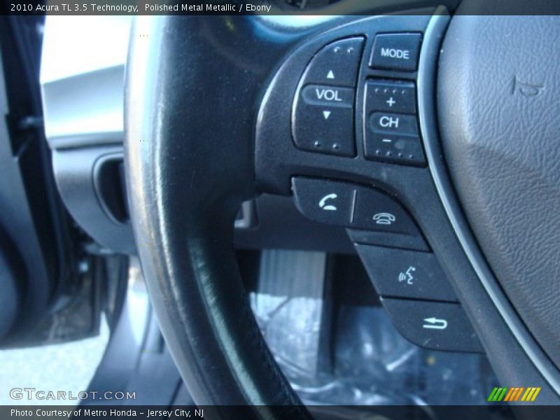 Polished Metal Metallic / Ebony 2010 Acura TL 3.5 Technology