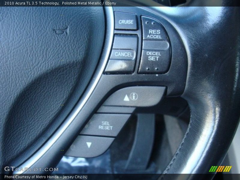 Polished Metal Metallic / Ebony 2010 Acura TL 3.5 Technology