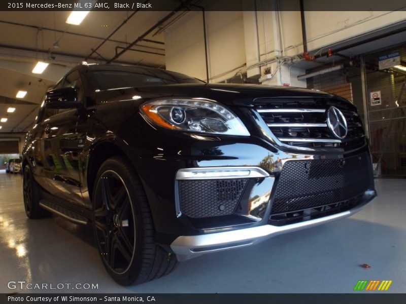 Black / Black 2015 Mercedes-Benz ML 63 AMG