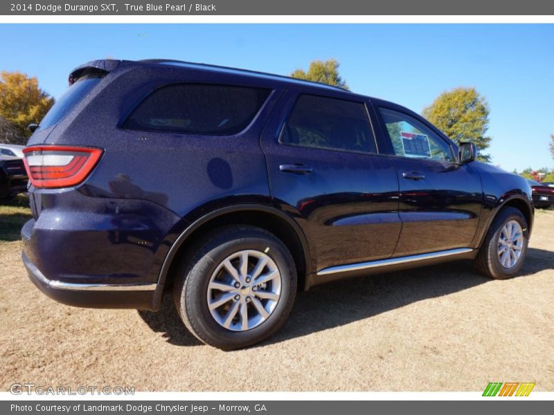 True Blue Pearl / Black 2014 Dodge Durango SXT