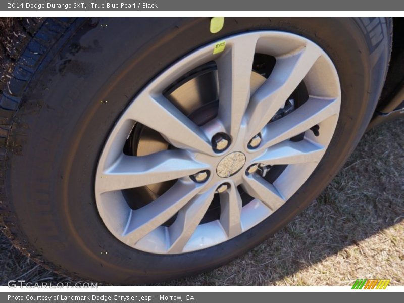 True Blue Pearl / Black 2014 Dodge Durango SXT
