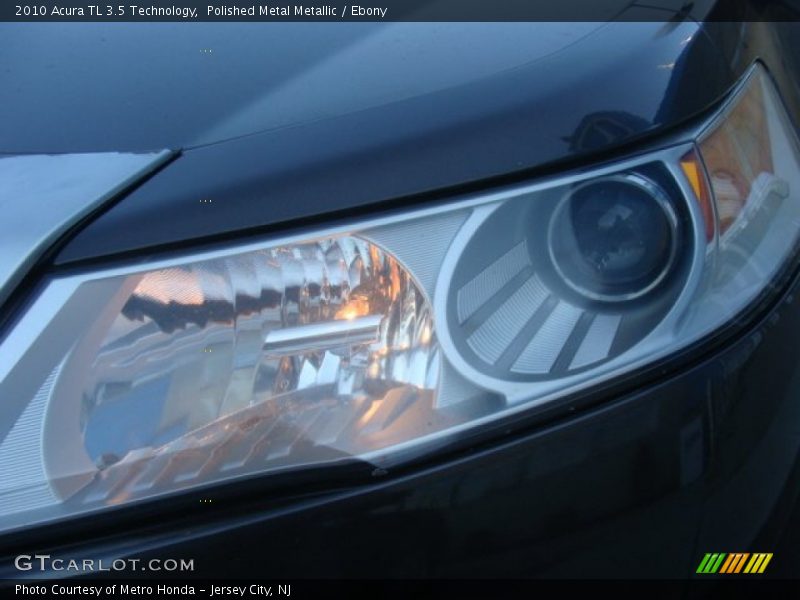 Polished Metal Metallic / Ebony 2010 Acura TL 3.5 Technology