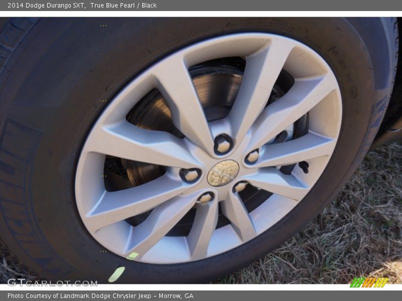 True Blue Pearl / Black 2014 Dodge Durango SXT