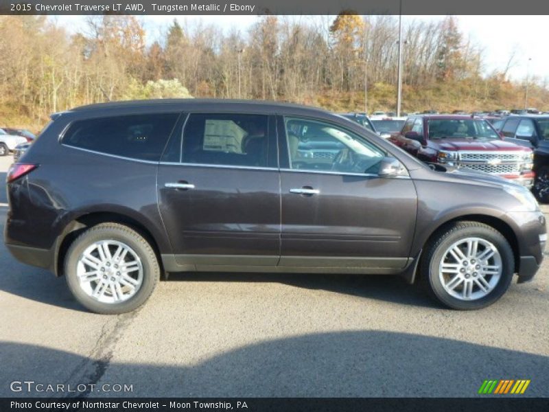 Tungsten Metallic / Ebony 2015 Chevrolet Traverse LT AWD