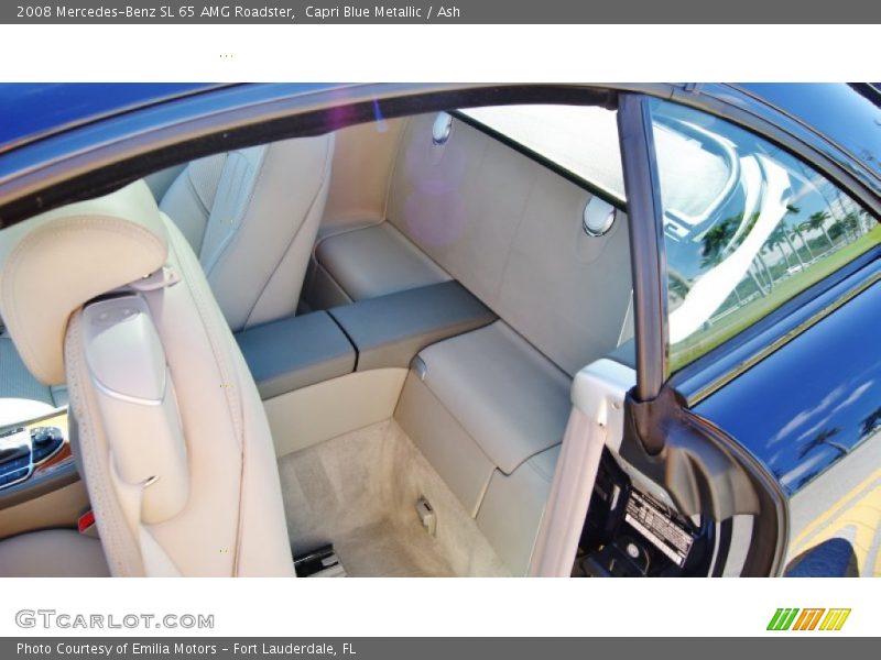 Capri Blue Metallic / Ash 2008 Mercedes-Benz SL 65 AMG Roadster