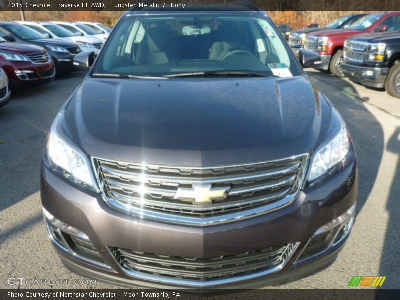 Tungsten Metallic / Ebony 2015 Chevrolet Traverse LT AWD