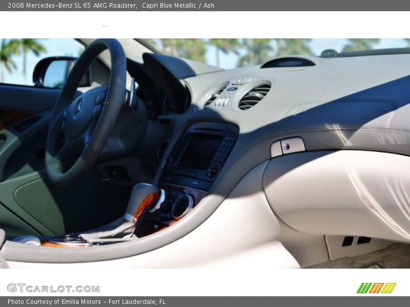 Capri Blue Metallic / Ash 2008 Mercedes-Benz SL 65 AMG Roadster