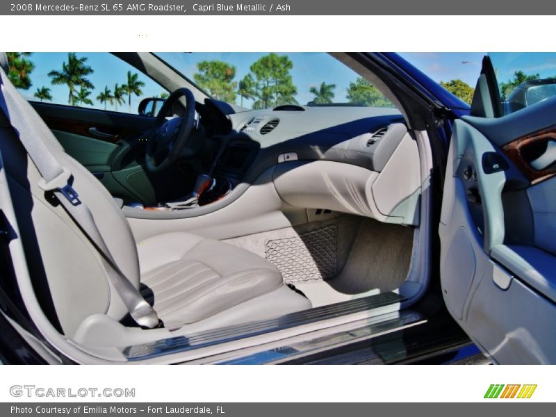 Capri Blue Metallic / Ash 2008 Mercedes-Benz SL 65 AMG Roadster