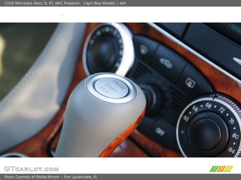 Capri Blue Metallic / Ash 2008 Mercedes-Benz SL 65 AMG Roadster