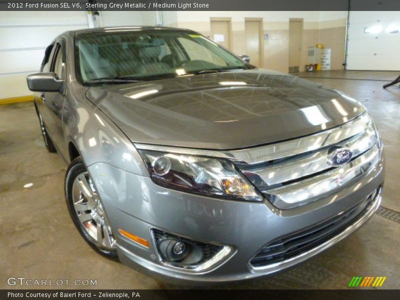 Sterling Grey Metallic / Medium Light Stone 2012 Ford Fusion SEL V6