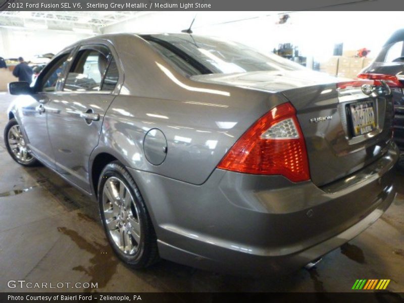 Sterling Grey Metallic / Medium Light Stone 2012 Ford Fusion SEL V6