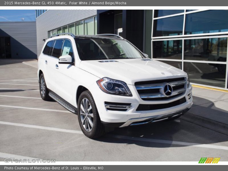 Polar White / Almond Beige/Mocha 2015 Mercedes-Benz GL 450 4Matic