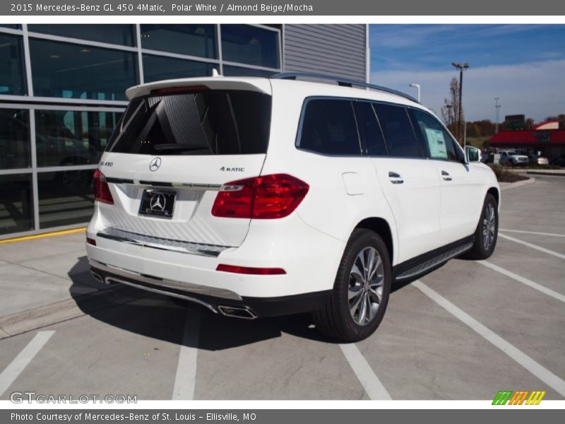 Polar White / Almond Beige/Mocha 2015 Mercedes-Benz GL 450 4Matic