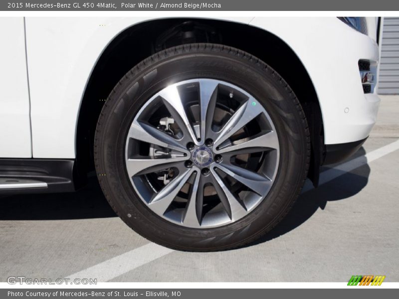 Polar White / Almond Beige/Mocha 2015 Mercedes-Benz GL 450 4Matic
