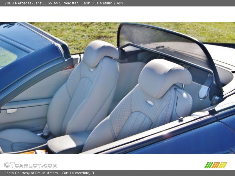 Capri Blue Metallic / Ash 2008 Mercedes-Benz SL 65 AMG Roadster