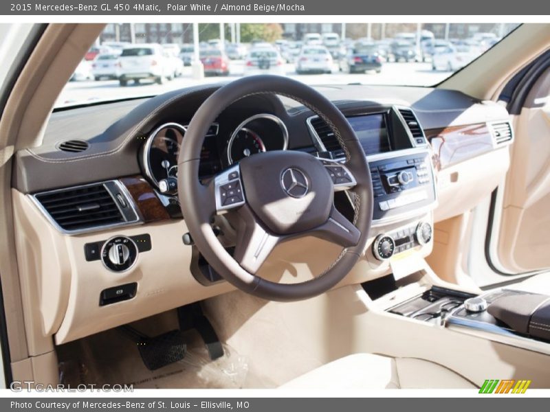 Polar White / Almond Beige/Mocha 2015 Mercedes-Benz GL 450 4Matic