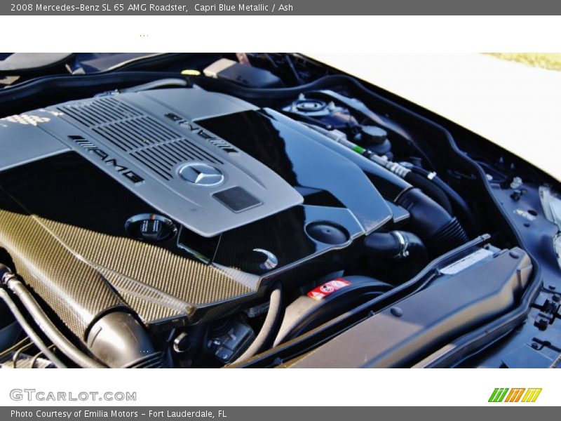  2008 SL 65 AMG Roadster Engine - 6.0 Liter AMG Twin-Turbocharged SOHC 36-Valve V12