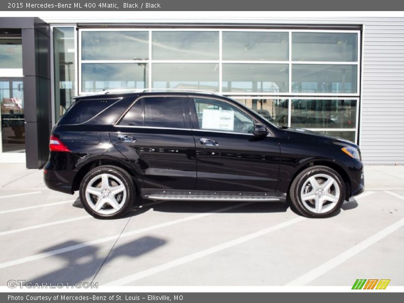Black / Black 2015 Mercedes-Benz ML 400 4Matic