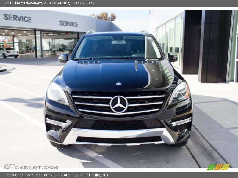 Black / Black 2015 Mercedes-Benz ML 400 4Matic