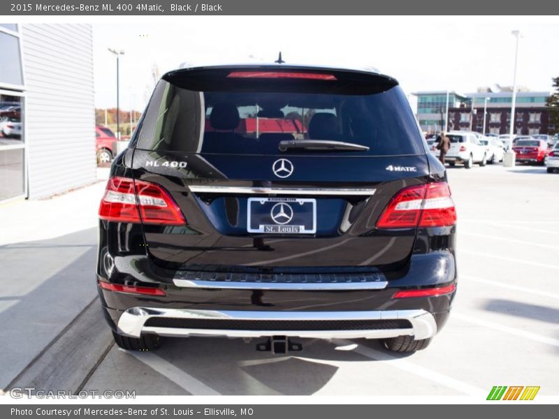 Black / Black 2015 Mercedes-Benz ML 400 4Matic