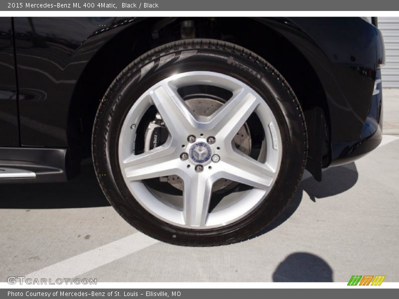 Black / Black 2015 Mercedes-Benz ML 400 4Matic