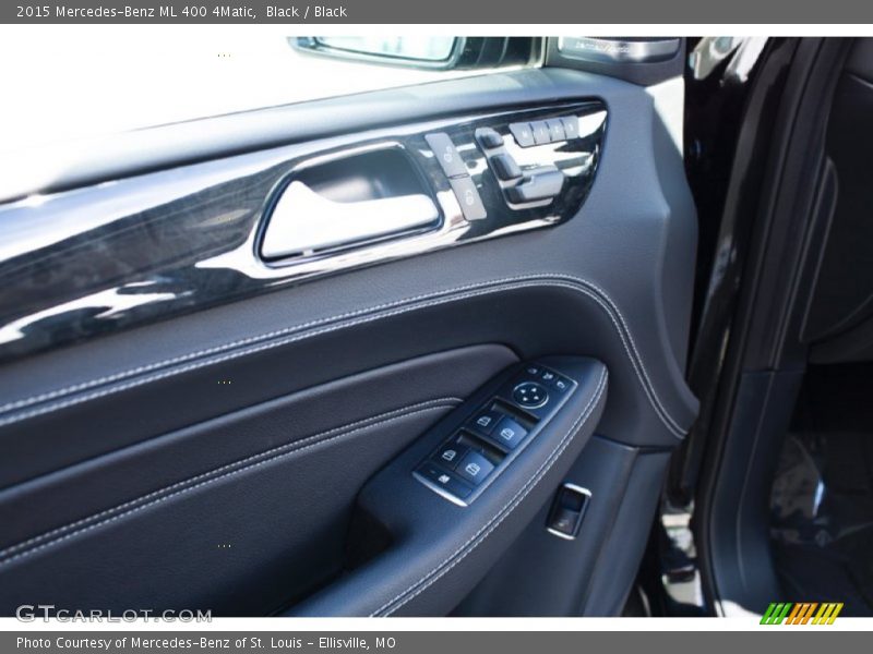 Black / Black 2015 Mercedes-Benz ML 400 4Matic