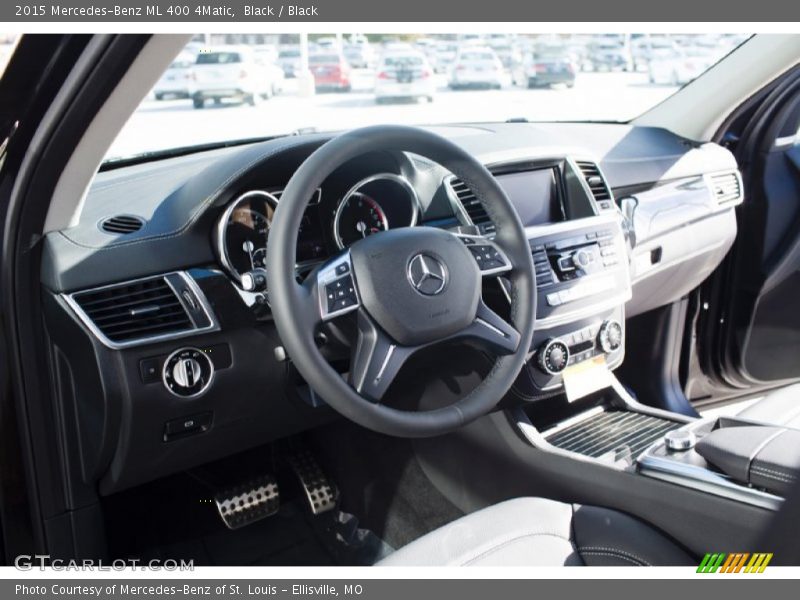 Black / Black 2015 Mercedes-Benz ML 400 4Matic