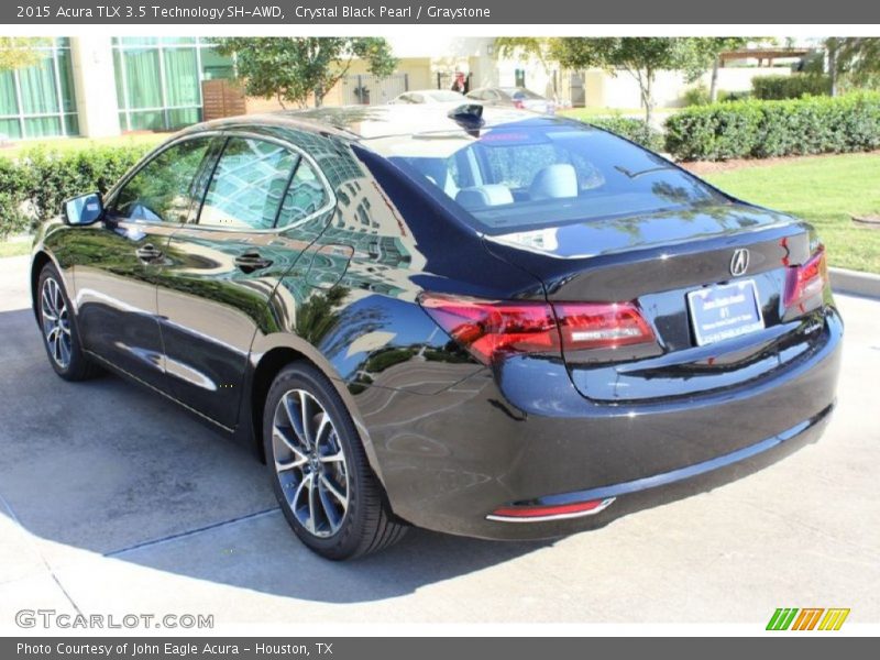 Crystal Black Pearl / Graystone 2015 Acura TLX 3.5 Technology SH-AWD