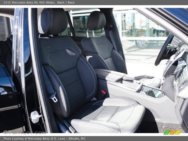Black / Black 2015 Mercedes-Benz ML 400 4Matic