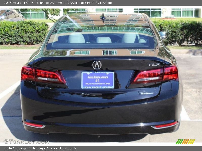 Crystal Black Pearl / Graystone 2015 Acura TLX 3.5 Technology SH-AWD