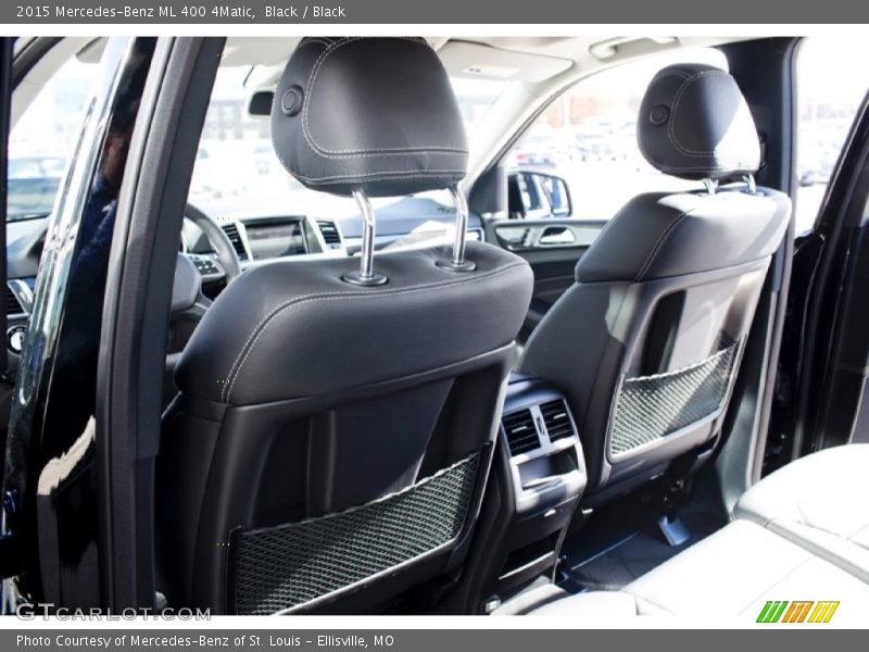 Black / Black 2015 Mercedes-Benz ML 400 4Matic