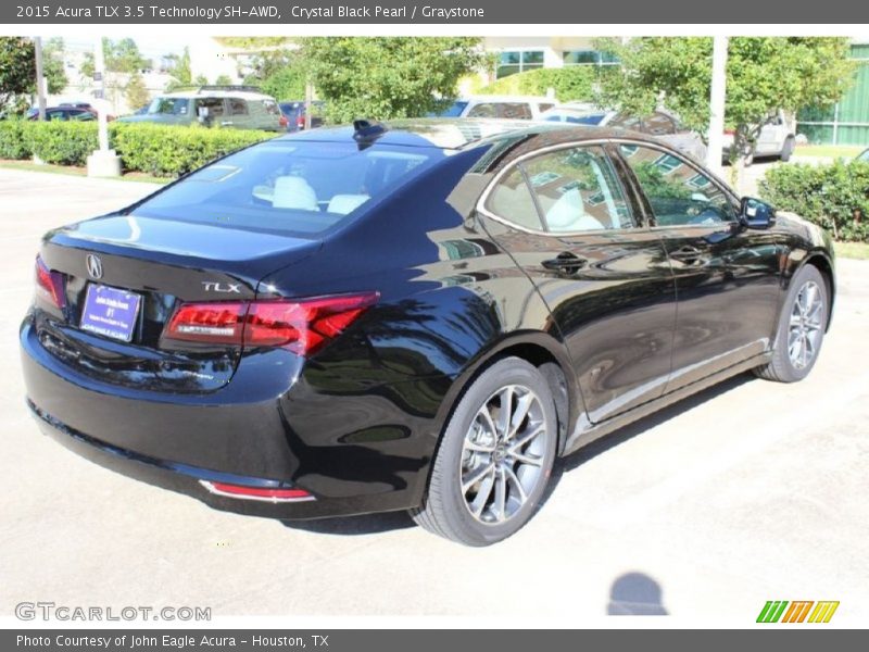 Crystal Black Pearl / Graystone 2015 Acura TLX 3.5 Technology SH-AWD