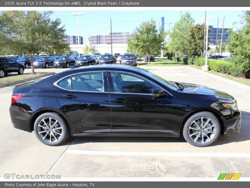 Crystal Black Pearl / Graystone 2015 Acura TLX 3.5 Technology SH-AWD