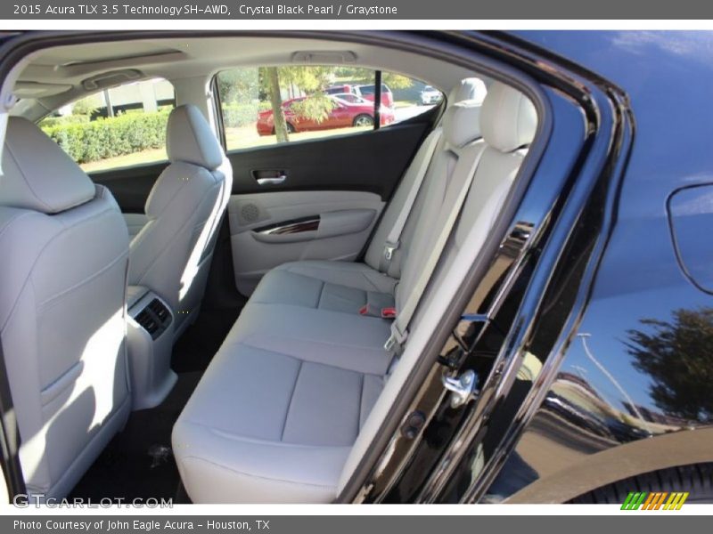 Crystal Black Pearl / Graystone 2015 Acura TLX 3.5 Technology SH-AWD