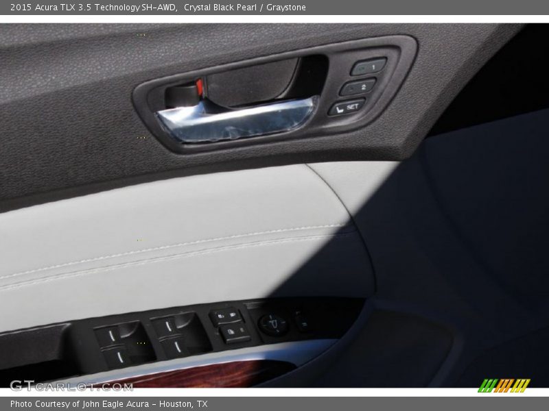 Crystal Black Pearl / Graystone 2015 Acura TLX 3.5 Technology SH-AWD