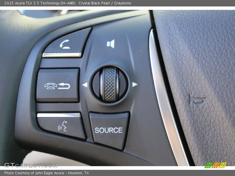 Crystal Black Pearl / Graystone 2015 Acura TLX 3.5 Technology SH-AWD