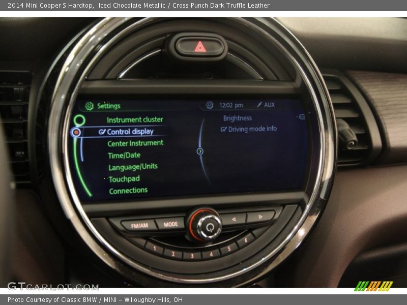 Controls of 2014 Cooper S Hardtop