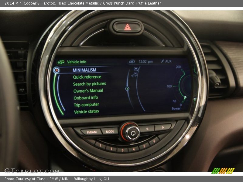 Controls of 2014 Cooper S Hardtop