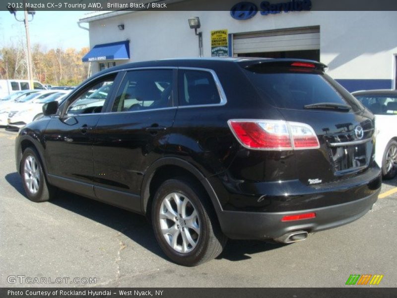 Brilliant Black / Black 2012 Mazda CX-9 Touring AWD