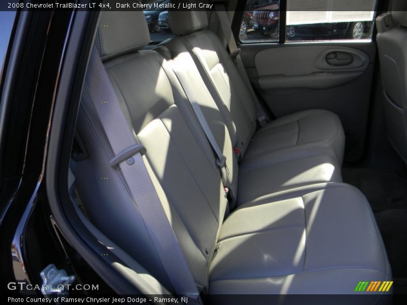 Dark Cherry Metallic / Light Gray 2008 Chevrolet TrailBlazer LT 4x4