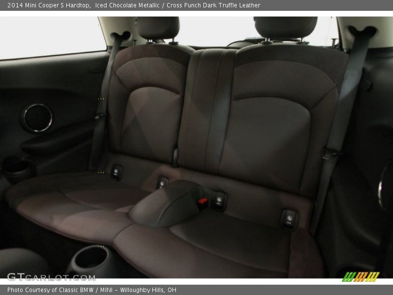 Rear Seat of 2014 Cooper S Hardtop