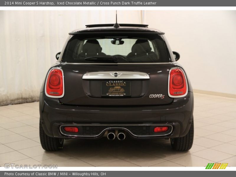 Iced Chocolate Metallic / Cross Punch Dark Truffle Leather 2014 Mini Cooper S Hardtop