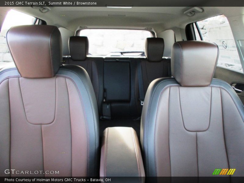 Summit White / Brownstone 2015 GMC Terrain SLT