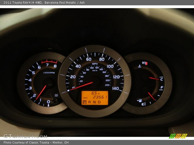  2011 RAV4 I4 4WD I4 4WD Gauges