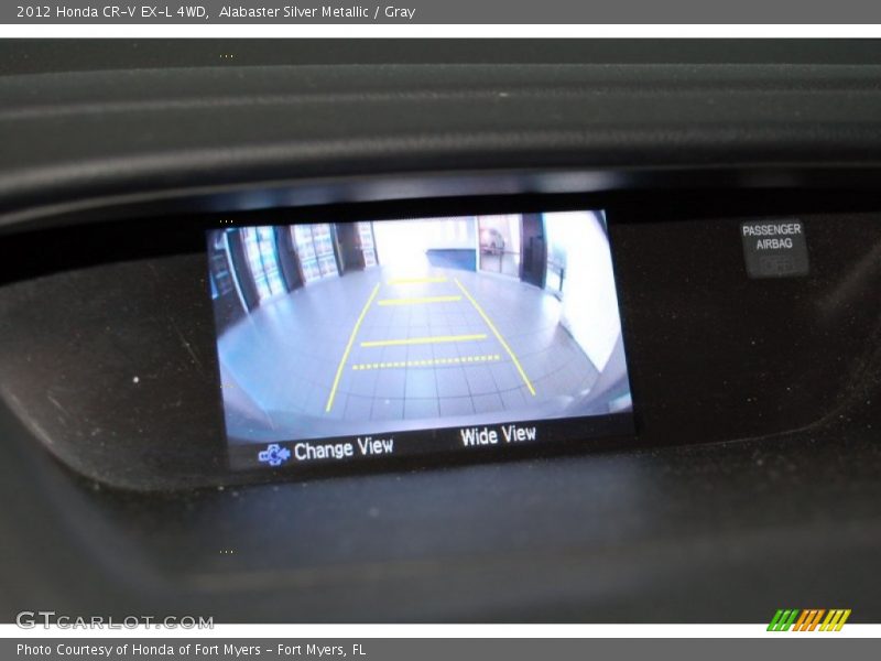 Alabaster Silver Metallic / Gray 2012 Honda CR-V EX-L 4WD