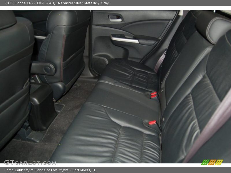 Alabaster Silver Metallic / Gray 2012 Honda CR-V EX-L 4WD
