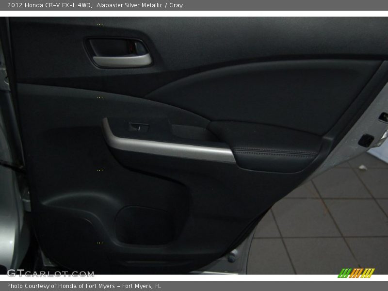 Alabaster Silver Metallic / Gray 2012 Honda CR-V EX-L 4WD