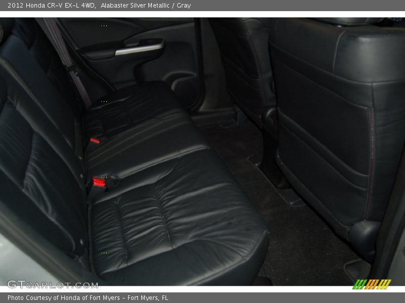 Alabaster Silver Metallic / Gray 2012 Honda CR-V EX-L 4WD