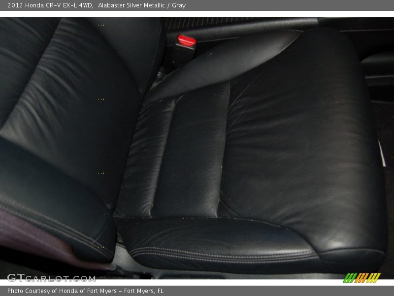 Alabaster Silver Metallic / Gray 2012 Honda CR-V EX-L 4WD