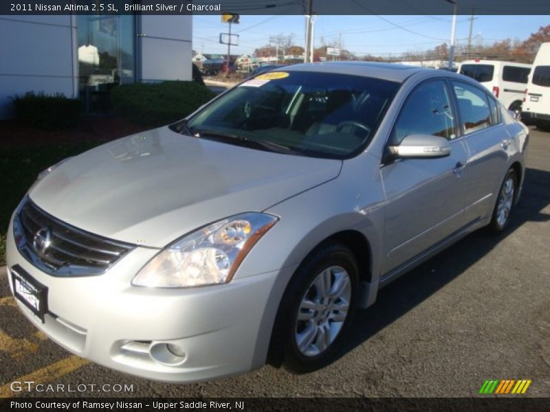 Brilliant Silver / Charcoal 2011 Nissan Altima 2.5 SL